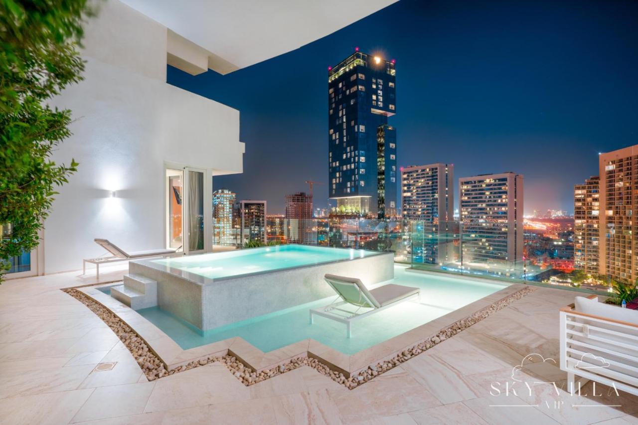 Five Jumeirah Village - Luxury Sky Villa Private Pool 두바이 외부 사진
